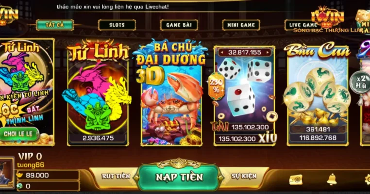 Trò bá chủ đại dương 3D iWin khá quen thuộc với anh em