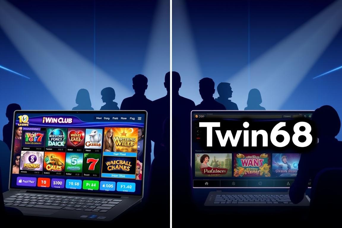 So sánh các trò chơi iWin Club vs Twin68